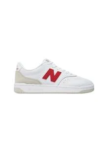 New Balance BB80 Sneakers - Red and White - View 1