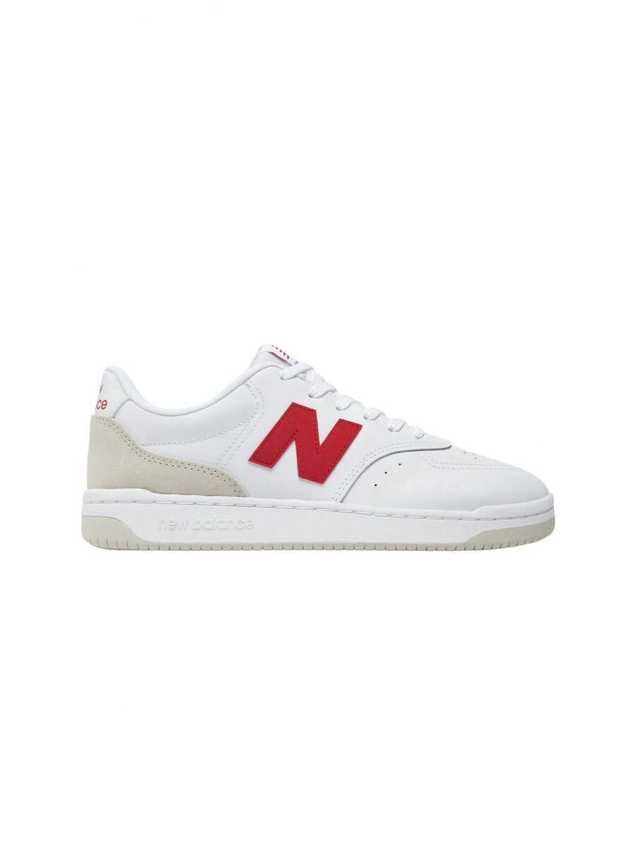 New Balance BB80 Sneakers - Red and White - View 1