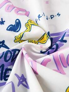 FRIENDS X SHEIN Women White Casual All-Over Print Button Front Shirt For Daily Wear, Winter Shirts Christmas Shirt 
Thanksgiving Shirt  Long Sleeve Shirt - White - View 7