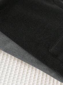 Cozy Pixies 2pcs Young Boy Decorative Jacquard Knit Soft Crew Neck Long Sleeve Pullover Tee Set - Grey - View 6