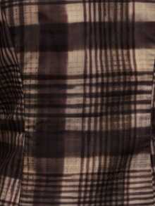 MUSERA 格纹深V露背系带吊带上衣，适合秋冬季夜间外出、街头风、可爱性感优雅的春夏装扮 - 棕色 - 查看 5