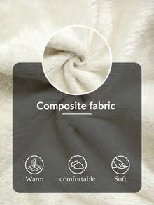 SHEIN SXY 女式秋冬铆钉设计口袋保暖内衬休闲阔腿牛仔裤 - 藍色 - 查看 9