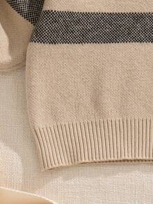 Genkimix Kids Young BoyFashionable Plaid Jacquard Knit Sweater, Long Sleeve, Autumn/Winter Boys Autumn Winter Casual Knitwear Fall Sweaters Kids Boy Sweater Plaid Boy Sweater Plaid Sweater Boy Boys Knitwear Kids Knitwear Boys Casual Sweater Winter Sweaters For Kids Knitwear Sweater Casual Sweater Kids Sweater Boy Sweater Toddler Sweater Kids Knitwear Boys Knitwear Boys Autumn Winter Casual Set Boys Knit Shirt Autumn Clothing Kids Winter Sweaters Winter Sweaters Kids Winter Sweaters Cute Sweaters 8 Years Old Boy Knitwear Boys Autumn Winter Casual Two Piece Set - Khaki - View 8