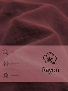 Aalyst Women's Linen Twill Street Style Vacation Office Commute Casual Off-Shoulder Loose A-Line Waist Tie Long Shirt Blouse, Spring/Autumn/Winter - Burgundy - View 4