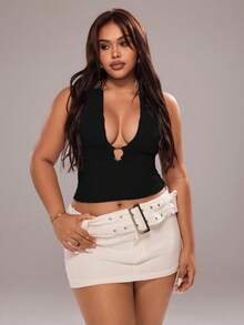 Rustia American Style Sexy Streetwear Spaghetti Strap Camisole Top For Women