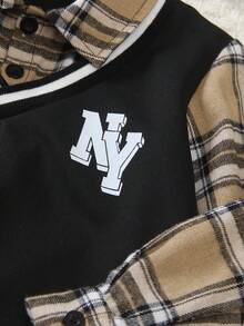 Conjunto de 2 peças/conjunto para meninos, novo design, duas peças, blusa de manga comprida com gola alta e calças largas, tecido confortável, adequado para uso diário, escola, férias, brincadeiras ao ar livre