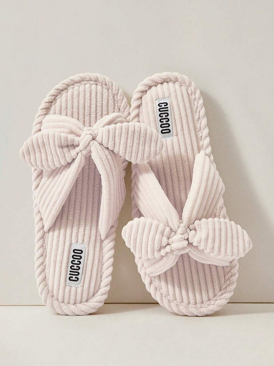 Cuccoo Women's Comfortable Fashionable Home Beige Furry Slippers For Summer Vacation Shoes Summer Back To School Shoes College Student Shoes Spring Shoes Spring Break Easter