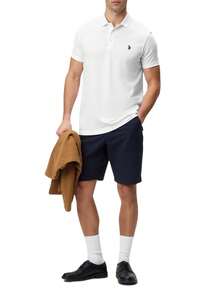 US Polo Assn Classic Men's Polo Shirt White - White - View 3