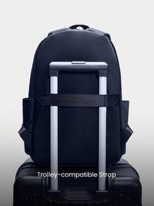 GLOWMODE Multi-Compartment Backpack Commuting Travel Exercise 21L - Navy Blue - View 5