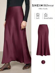 BizChic Chân váy đuôi cá màu tím, thanh lịch, phù hợp cho công sở hàng ngày, mang phong cách lãng mạn retro thập niên 90, thích hợp cho Giáng sinh, Năm mới, Ngày Valentine, Tiệc tùng, Bãi biển, Lễ tốt nghiệp, Thời trang, Lễ hội, Kỳ nghỉ, Khách dự đám cưới, Bữa ăn trưa, Sân bay, Nhiều dịp khác nhau. - Màu tím - Xem 11