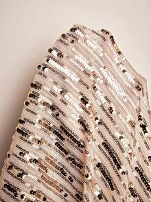 Maija Damska bluzka z kołnierzykiem stójką i rękawami typu raglan, błyszcząca, uniwersalna i swobodna