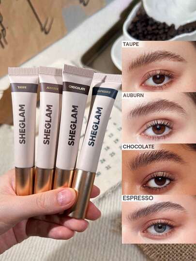 SHEGLAM Gel Para Cejas Con Color Hold 'Em Up, Color Chocolate Tinte Para Cejas Voluminoso De Larga DuracióN Con Fibras Similares Al Cabello No Grasoso, Da Forma, Levanta, Fija Las Cejas Crema Para Cejas Con Cepillo Para Cejas Marca Belleza Maquillaje Maquullaje CosméTica Para Mujeres NiñAs Perfecto Para Invierno Ideal Para Y2K Elegante Moda Adecuado Para CumpleañOs Regalo Fiesta Listo Mejor Color