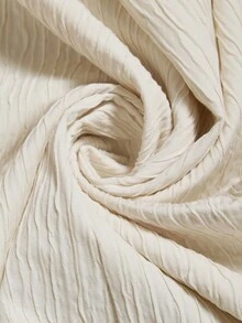 SHEIN LUNE Plus Size Single-Breasted Blazer For Women In Autumn And Winter, Suitable For Commuting, Autumn Casual Commuting Suit Jacket, Versatile Single Item, Apricot Suit Jacket, Women's Casual Waist-Length Long-Sleeved Lapel Thin Suit Jacket, Apricot, Autumn And Winter Old Money, Simple & Fashionable New Year Thanksgiving For Women Texture Fabric - Beige - View 11