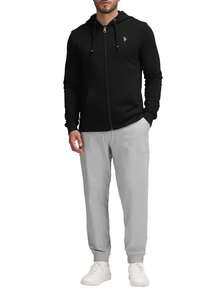 Classic Men's Zip Up Hoodie Black - Black - View 3