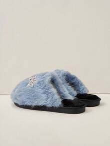 Cuccoo Women's Casual Slip-On House Slippers, Minimalist & Fashion For Daily Wear For Christmas And New Year Holiday Vibe Fall And Winter