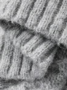 Livesso Women's Casual Solid Color Cable Knit Cardigan, Autumn/Winter