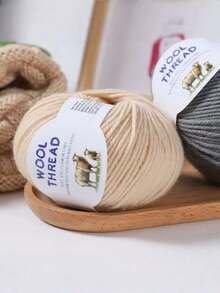 6卷300克澳洲美利奴羊毛纱线，70%美利奴羊毛，30%抗起球纤维，柔软舒适透气，色彩鲜艳，适用于编织毛衣、背心、手工艺品和DIY手工材料。