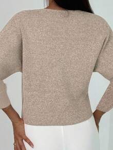 Aloruh Nowy, prosty i modny kardigan do pracy w biurze, z głębokim dekoltem w serek, długim rękawem i wąskimi guzikami, uniwersalny, swobodny sweter dzianinowy na jesień/zimę