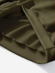 Attitoon Attitoon Retro American Campus Style Casual Oversized Unisex Women's Loose Half-Zip High Neck Fleece Hoodie, Suitable For Autumn/Winter