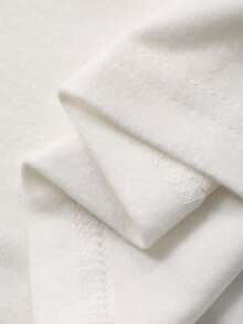 DAZY 女士优雅系带长袖 T 恤，春/秋 - 白色 - 查看 6