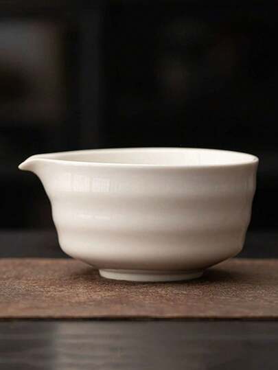 1 pieza Tazón de matcha retro acanalado hecho a mano de 500ml, fabricado con cerámica de alta calidad, elegante, fácil de transportar y usar, adecuado para reuniones de negocios, apreciación del arte, viajes, ocio y otras ocasiones para la ceremonia del té japonesa de vuelta a la escuela