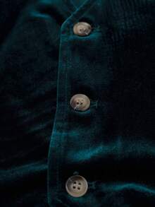 Loomiva 男童三件套服装：蝴蝶结领长袖开衫、无袖背心、松紧腰裤套装 - 彩色 - 查看 5