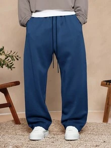 Quần jogger ống rộng SUMWON Essential dáng suông, thoải mái cho kỳ nghỉ đông, cạp chun co giãn, phong cách đường phố đơn giản. - Màu xanh ngọc - Xem 5