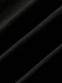 INAWLY Áo thun dài tay nữ in họa tiết phong cách Gothic tối giản, quà tặng cho bạn bè - màu đen - Xem 4