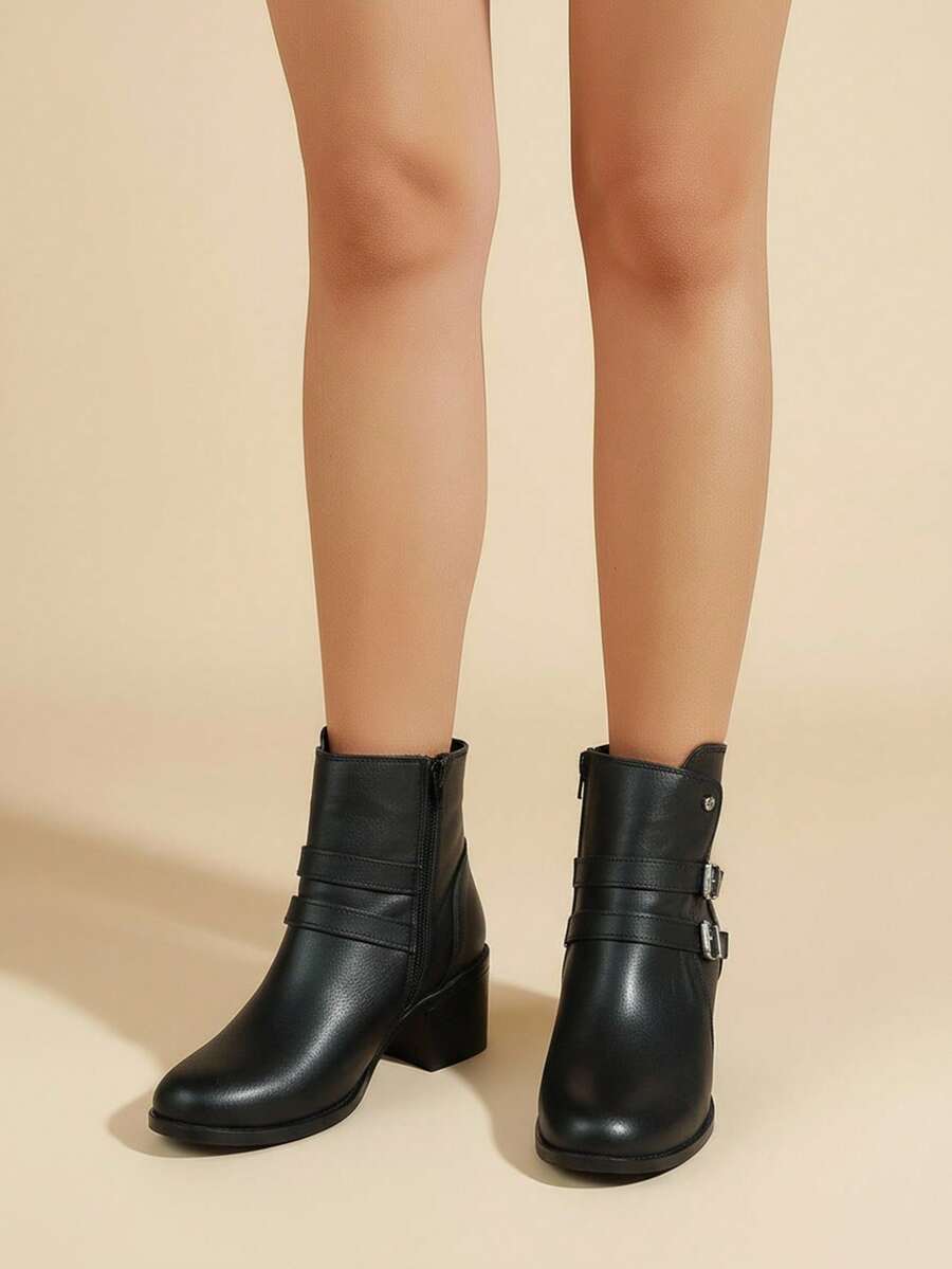 Women Ankle Boots & Booties - Black - View 1