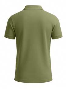 King Men's Polo Shirt Green - Olive Green - View 5