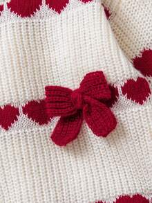 Genkimix Kids New Fashionable Versatile Cute Girls Heart & Bow Knitted Sweater Set Girls Sweater Sets Girl Fall Sets Little Girl Winter Sets Girls Cherry Outfit Girl Knit Set Christmas Clothes For Girls Girl Clothes Autumn And Winter Clothes Girls Sweater Sets Winter Young Girls Sets Girls Spring And Autumn Suit 2pcs Set Toddler Girls Cute Vintage Style Girl Knit Set Girls Sweater Sets Kids Two Piece Set Winter Young Girls Sets Girls Ribbed Set Girl Knit Set Girls Sweater Sets Girls Suit Set Girls Spring And Autumn Suit Kids Long Sleeve Set Girl Warm Sets Two Piece Winter Outfits For Toddler Girl Girls' Trouser Suit Christmas Sweater For Kids  Christmas Sweater Girls Christmas Sweater