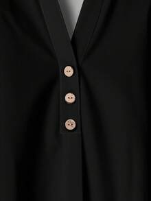 Rusticease 女士休闲几何长袖两件套，适合秋冬季 - 彩色 - 查看 3