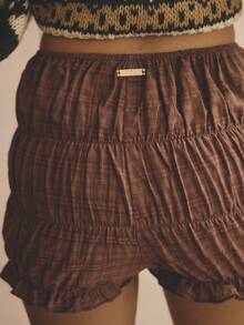 Aralina Ocean Inspired Shirred Summer Shorts