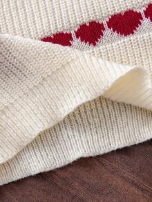 Genkimix Kids New Fashionable Versatile Cute Girls Heart & Bow Knitted Sweater Set Girls Sweater Sets Girl Fall Sets Little Girl Winter Sets Girls Cherry Outfit Girl Knit Set Christmas Clothes For Girls Girl Clothes Autumn And Winter Clothes Girls Sweater Sets Winter Young Girls Sets Girls Spring And Autumn Suit 2pcs Set Toddler Girls Cute Vintage Style Girl Knit Set Girls Sweater Sets Kids Two Piece Set Winter Young Girls Sets Girls Ribbed Set Girl Knit Set Girls Sweater Sets Girls Suit Set Girls Spring And Autumn Suit Kids Long Sleeve Set Girl Warm Sets Two Piece Winter Outfits For Toddler Girl Girls' Trouser Suit Christmas Sweater For Kids  Christmas Sweater Girls Christmas Sweater