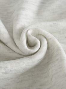 Genkimix Kids 1件装少女款男女通用灰色条纹套头卫衣，百搭春秋冬装，学院风，高品质面料，适合街头、通勤、上学、返校季穿着，可爱纯棉卫衣上装 - 彩色 - 查看 4