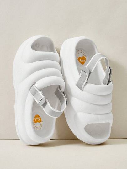 Cuccoo 女式厚底塑料拖鞋