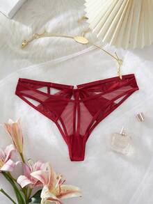 SHEIN 女士性感前后镂空内裤，适合情人节和女朋友