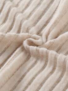 Emery Rose Kids Emery Rose Kids 青少年女孩针织纯色拼布花卉休闲 A 字连衣裙，舒适柔软的服装 - 米色 - 查看 10