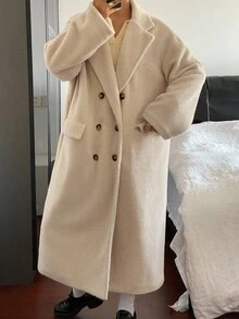 DAZY Women's Loose Fit Casual/Business Fleece Jacket, Fashionable For Office Wear, Autumn/Winter