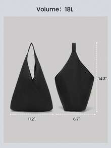 GLOWMODE Bolsa de bolso reversível repelente de água de nylon 18L com logotipo bordado para viagem casual diária