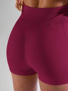 Musera Sport Quần short cạp cao dáng ngắn, thoải mái, năng động, thích hợp cho tập luyện thể thao, chạy bộ, câu lạc bộ điền kinh, Padel, Tennis, Pickleball, Yoga, Pilates, thể dục, mặc hàng ngày. - Màu Hồng Tươi - Xem 5