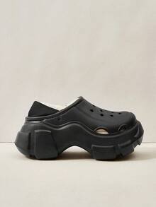 Cuccoo 女士时尚毛绒衬里厚底凉鞋，适合秋冬季