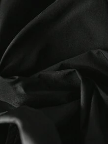 EMERY ROSE 时尚休闲别致通勤舒适实用宽松开衫夹克 - 黑色 - 查看 5