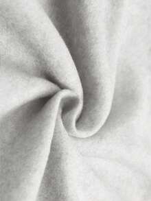 INAWLY 女士休闲熊标语印花落肩卫衣，秋冬季，圣诞节 - 淺灰色 - 查看 4