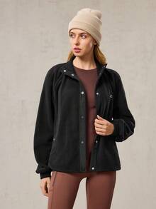 OutZeal Women Thermal Fleece Stand Neck Zip UpOutdoor Fleece Winter Fall Daily Casual