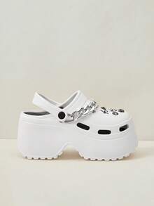Cuccoo Fashionable And Woman Shoes Hollow Out Shoes For Summer Vacation Shoes Summer Spring Shoes Spring Break Easter For Casual Beach Style For Christmas - White - View 3