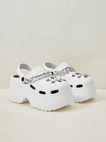Cuccoo Fashionable And Woman Shoes Hollow Out Shoes For Summer Vacation Shoes Summer Spring Shoes Spring Break Easter For Casual Beach Style For Christmas - White - View 6