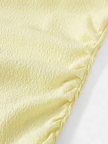 SHEIN Girlism Tween Girl Casual Minimalist Comfortable Pleated Sleeveless Puff Dress