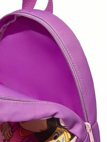 DORA | SHEIN 1 Cute Cartoon Print Mini Polyester Backpack With Adjustable Shoulder Straps For Teens, Girls, Dora - Pink - View 5