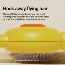 猫毛刷脱毛梳淋浴按摩宠物刷去除猫兔狗松散毛发美容用品 - 彩色 - 查看 5